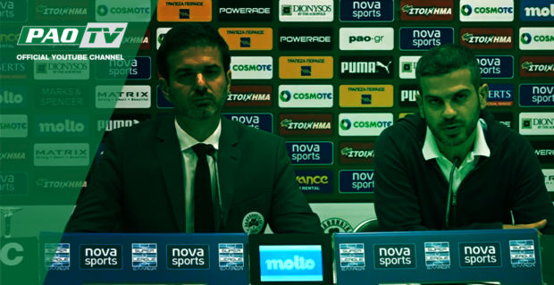 PAO TV: Η συνέντευξη Τύπου μετά το Παναθηναϊκός-Ξάνθη | pao.gr