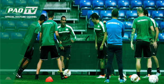 PAO TV: Η προπόνηση στο “Μπρόντμπι Στάντιον” | pao.gr