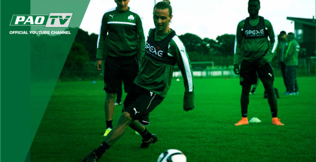 PAO TV: Βροχερό απόγευμα στο “Γ. Καλαφάτης” | pao.gr