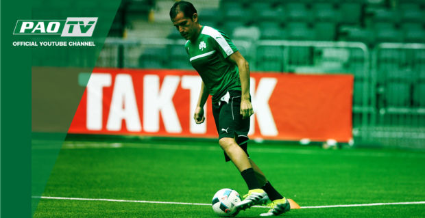 PAO TV: Βολ πλανέ, βολίδες, ψαλιδάκια και… ισορροπία με νερά | pao.gr