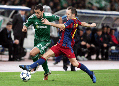 PAO-Barcelona 0-3 | pao.gr