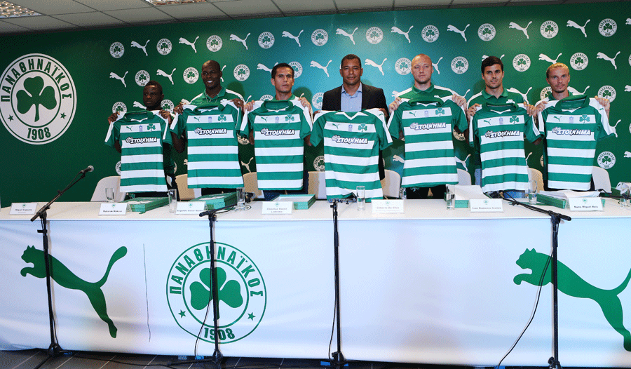 The presentation of the new shirt | pao.gr