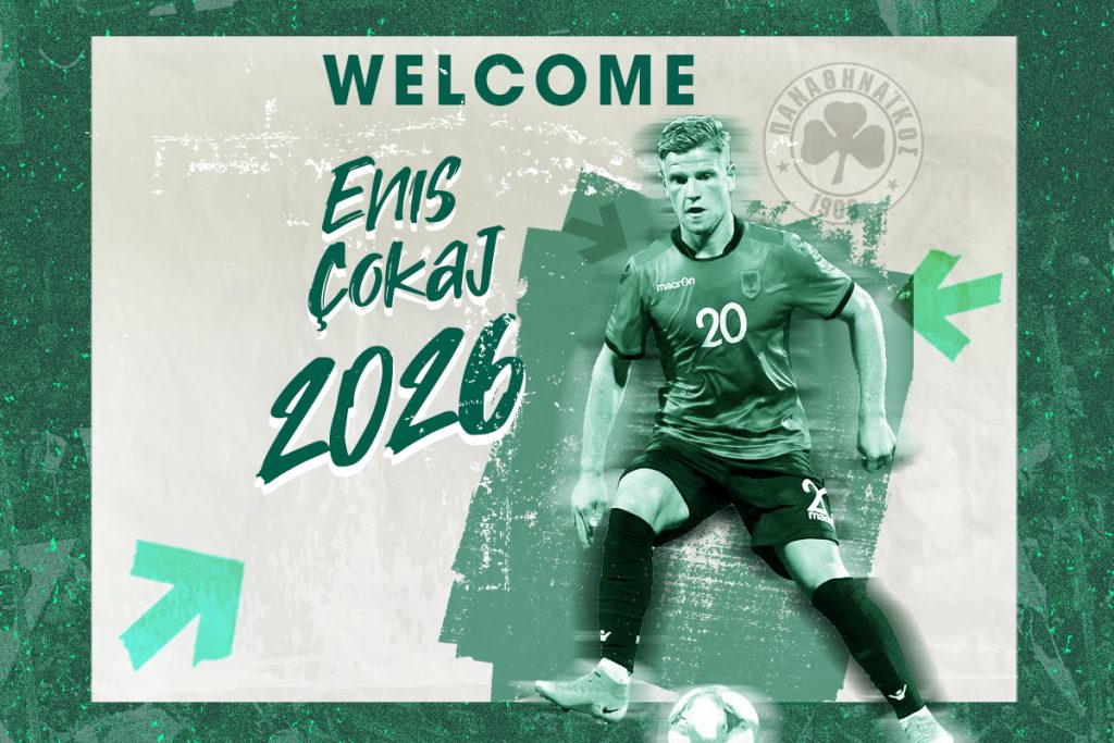 Enis Çokaj ficha por el Panathinaikos | pao.gr