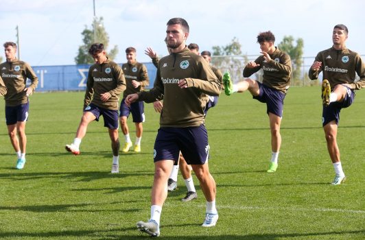 Προπόνηση και αποστολή για τo ματς με τον ΠΑΟΚ Β | pao.gr