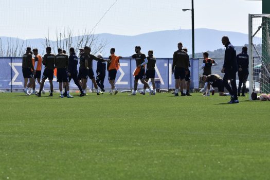 Προπόνηση και αποστολή για τον αγώνα playoffs στον Βόλο | pao.gr