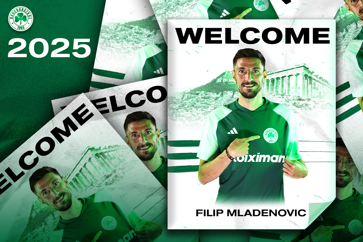 MLADENOVIC IS GREEN! PANATHINAIKOS FC OFFICIAL WEB SITE