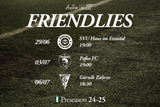 Τα τρία φιλικά του Παναθηναϊκού στην Αυστρία | pao.gr