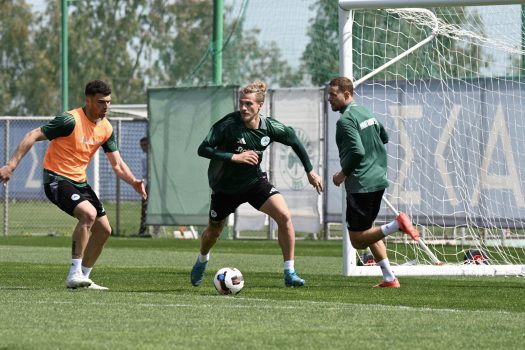 Προπόνηση και αποστολή για τον αγώνα playoffs κόντρα στον ΠΑΟΚ | pao.gr