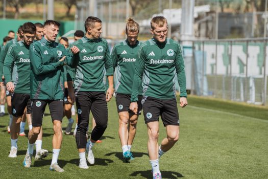 Προπόνηση και αποστολή για τον εκτός έδρας αγώνα με τον ΠΑΟΚ | pao.gr