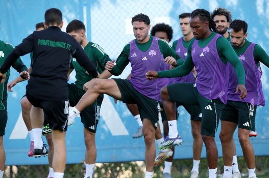 Προπόνηση και αποστολή για τον αγώνα με τον Ολυμπιακό | pao.gr