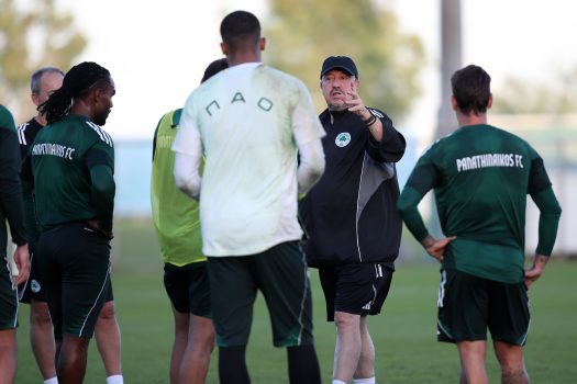 Η πρώτη προπόνηση του Ράφα Μπενίτεθ στον Παναθηναϊκό | pao.gr