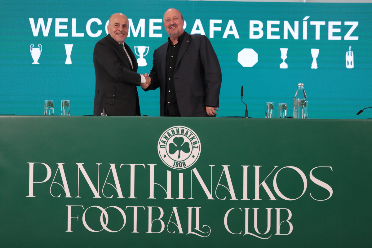 The presentation of Rafa Benítez | pao.gr