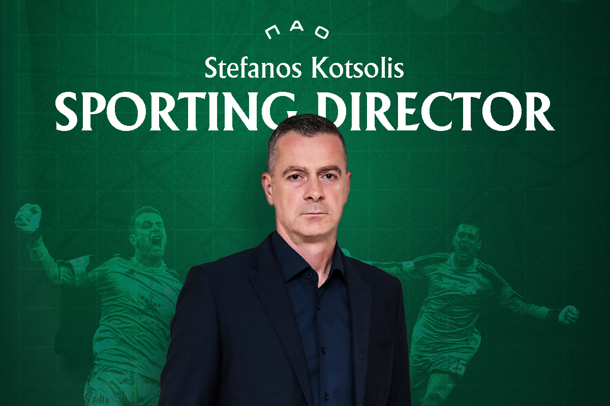 Stefanos Kotsolis appointed Sporting Director of Panathinaikos | pao.gr