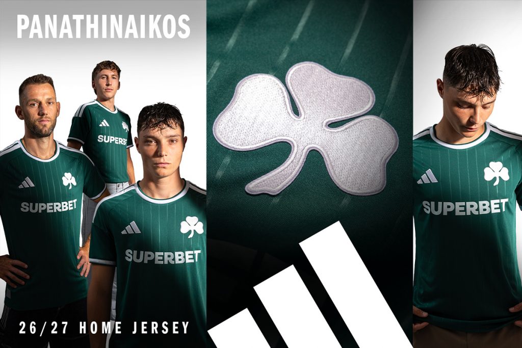 Η adidas και η ΠΑΕ Παναθηναϊκός παρουσιάζουν τη νέα εντός εδρας εμφάνιση για τη σεζόν 2026/27 | pao.gr