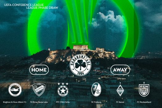 Η κλήρωση του Παναθηναϊκού στη League Phase του Conference League | pao.gr